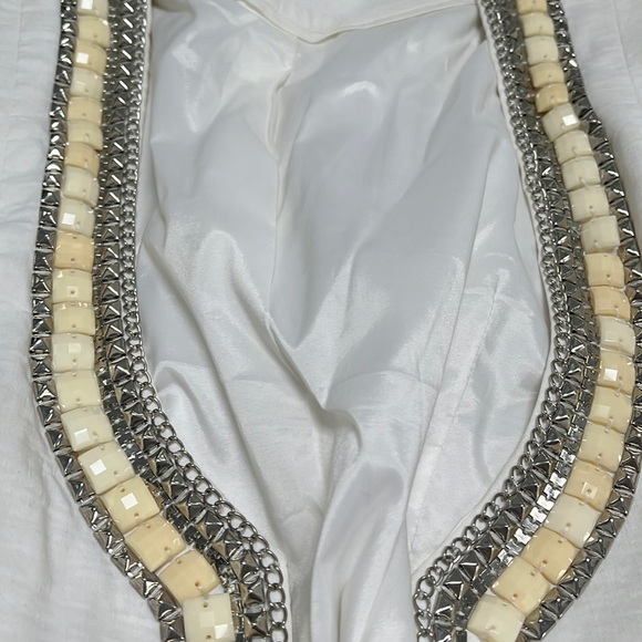 Short blazer / beaded / great condition only worn 3 times / Bebe - Picture 2 of 2